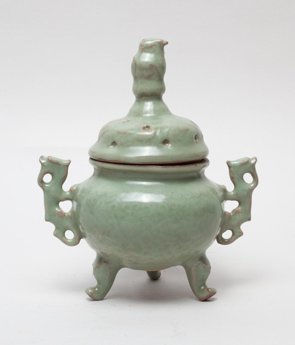 Rare Chinese Longquan Ware Porcelain Censer (1 of 13)