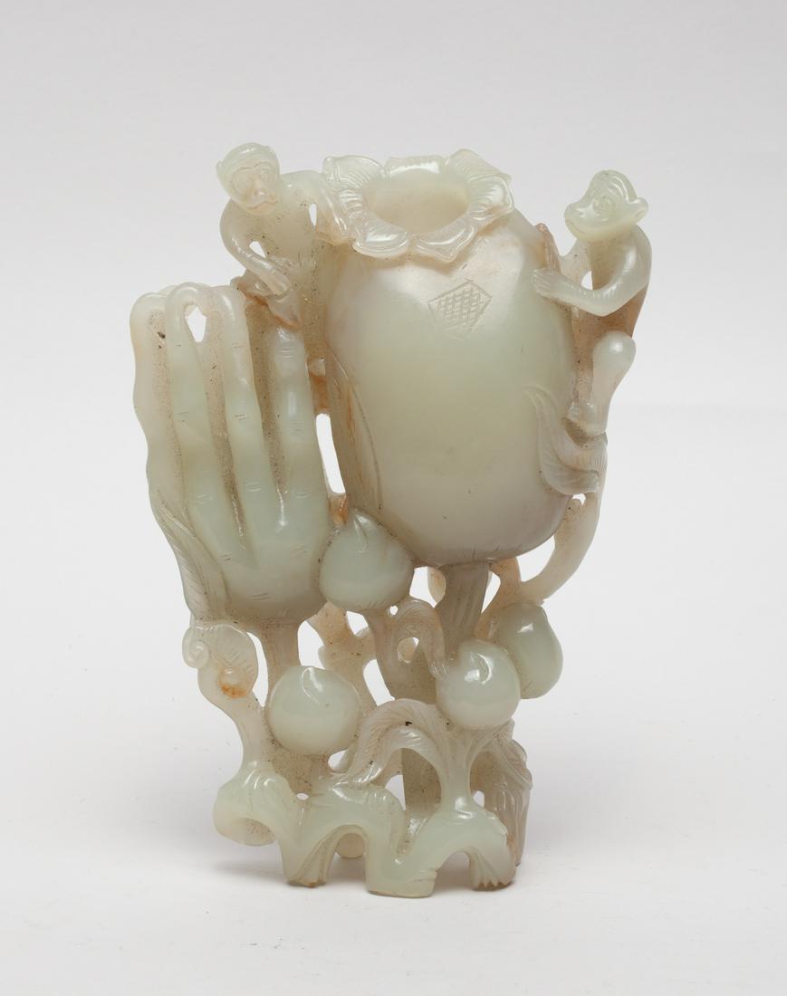 Chinese Jade Carved Vase (1 of 13)