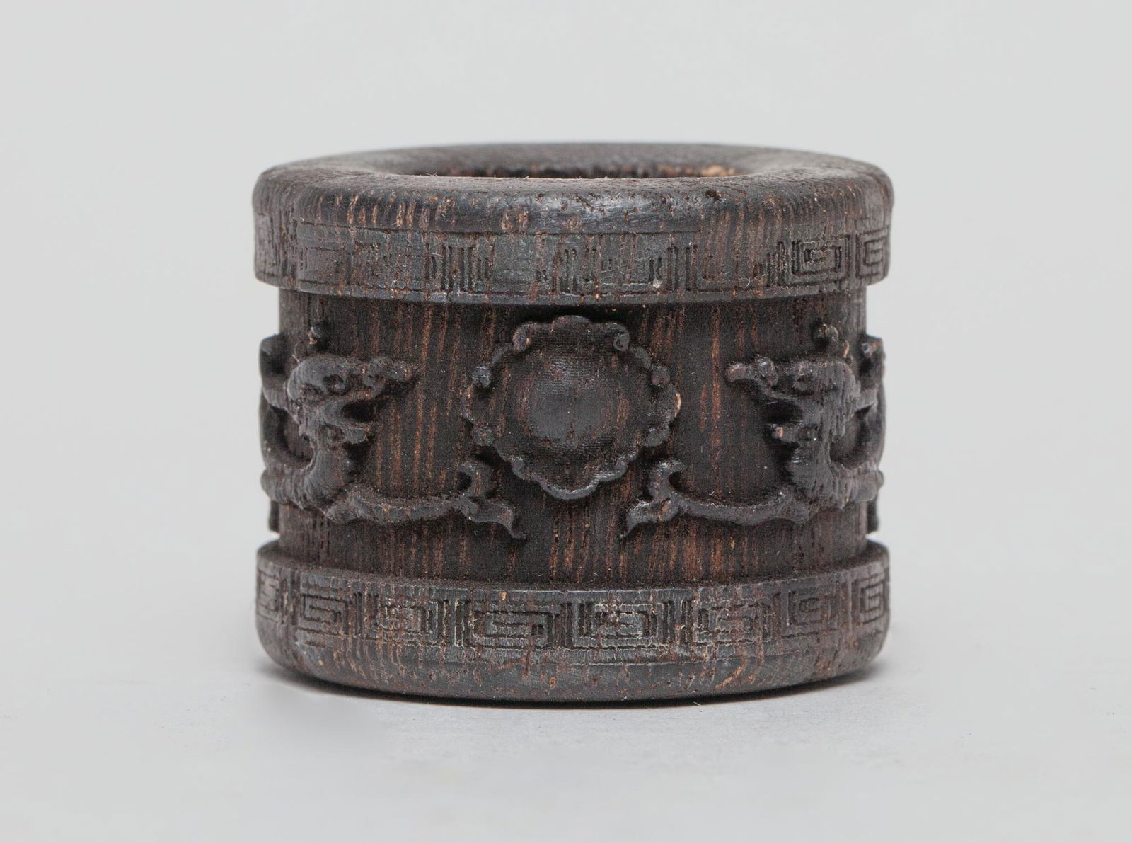 Chinese Export Agarwood Thumb Ring (1 of 12)