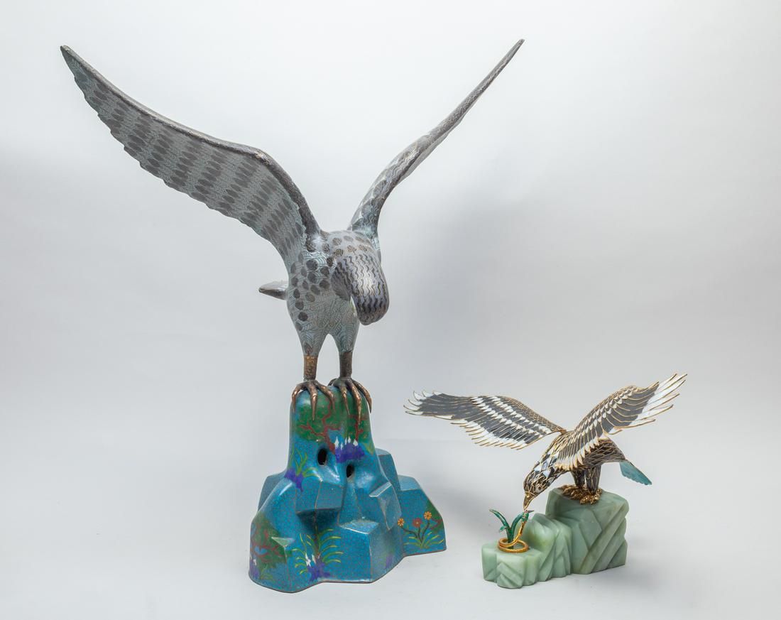 Large Chinese Cloisonne Eagle (1 of 14)