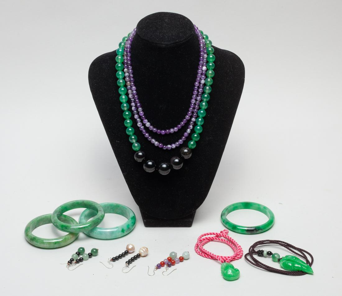 Estate Chinese Jade,Stone Jewelry (1 of 11)