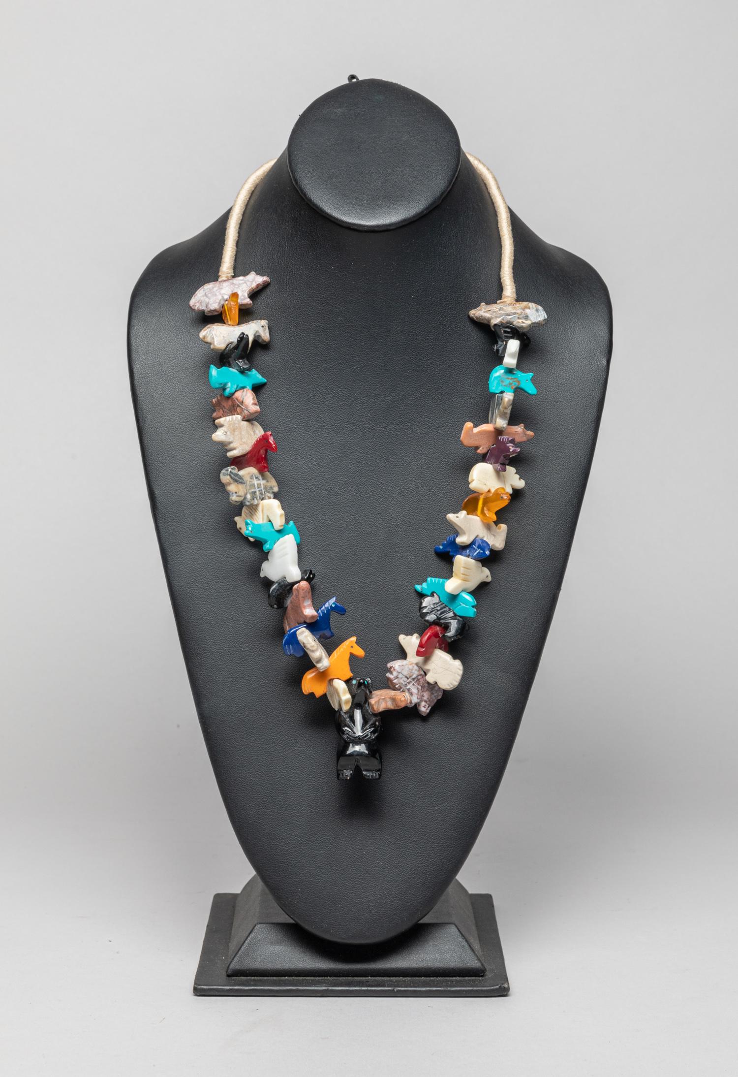 Collectible Zuni Gemstone Necklace (1 of 8)