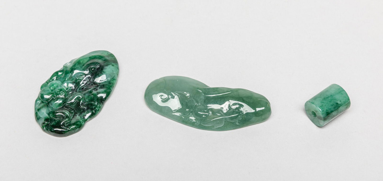 Chinese Export Jade Jadeite Toggles (1 of 13)