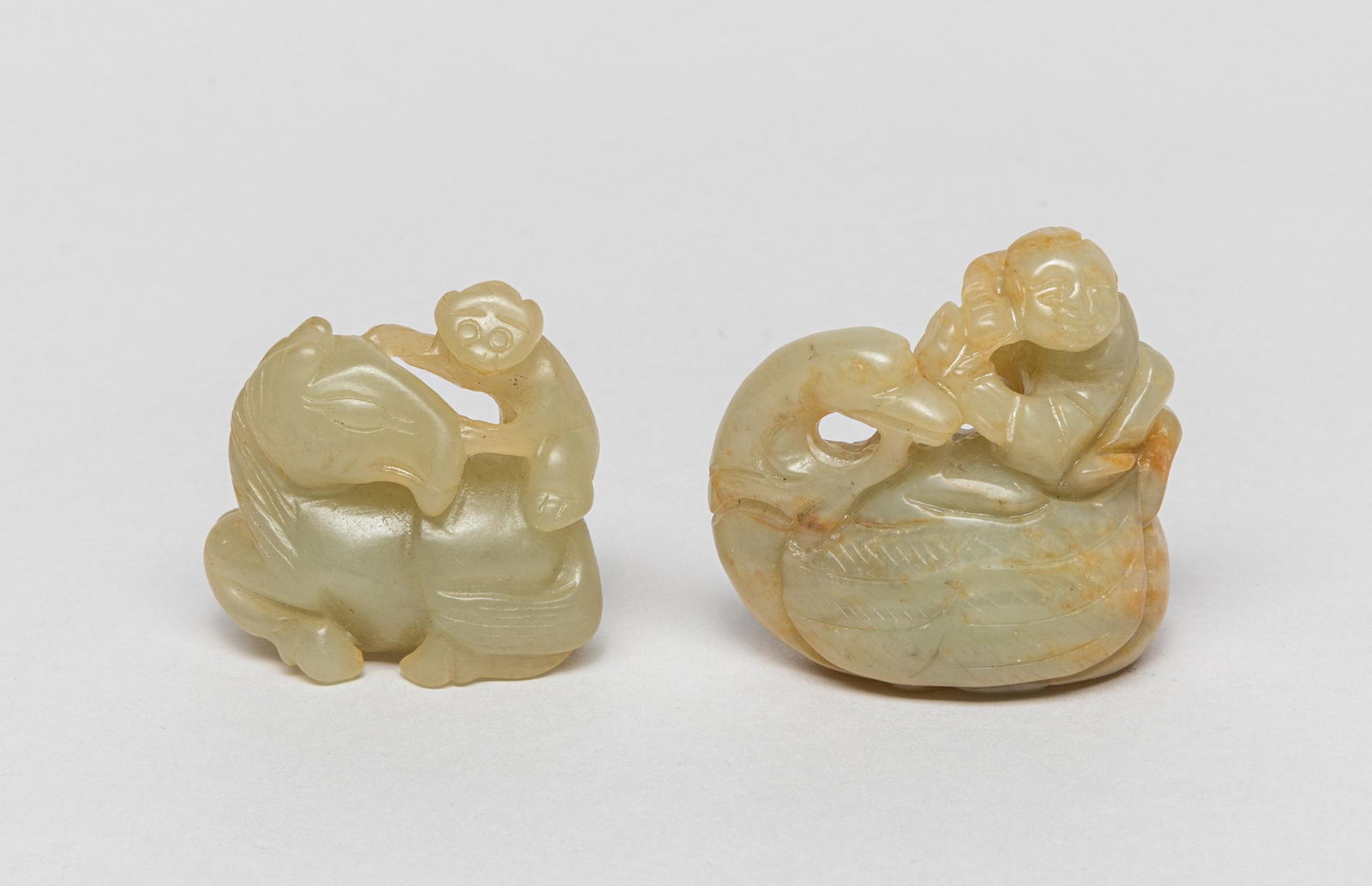 Two Chinese Russet Jade Toggles (1 of 13)
