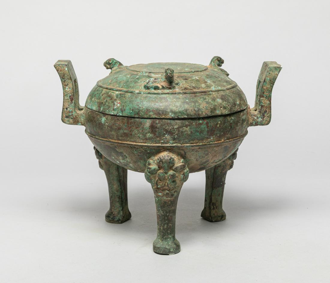 Chinese Bronze Covered Censer (1 of 14)