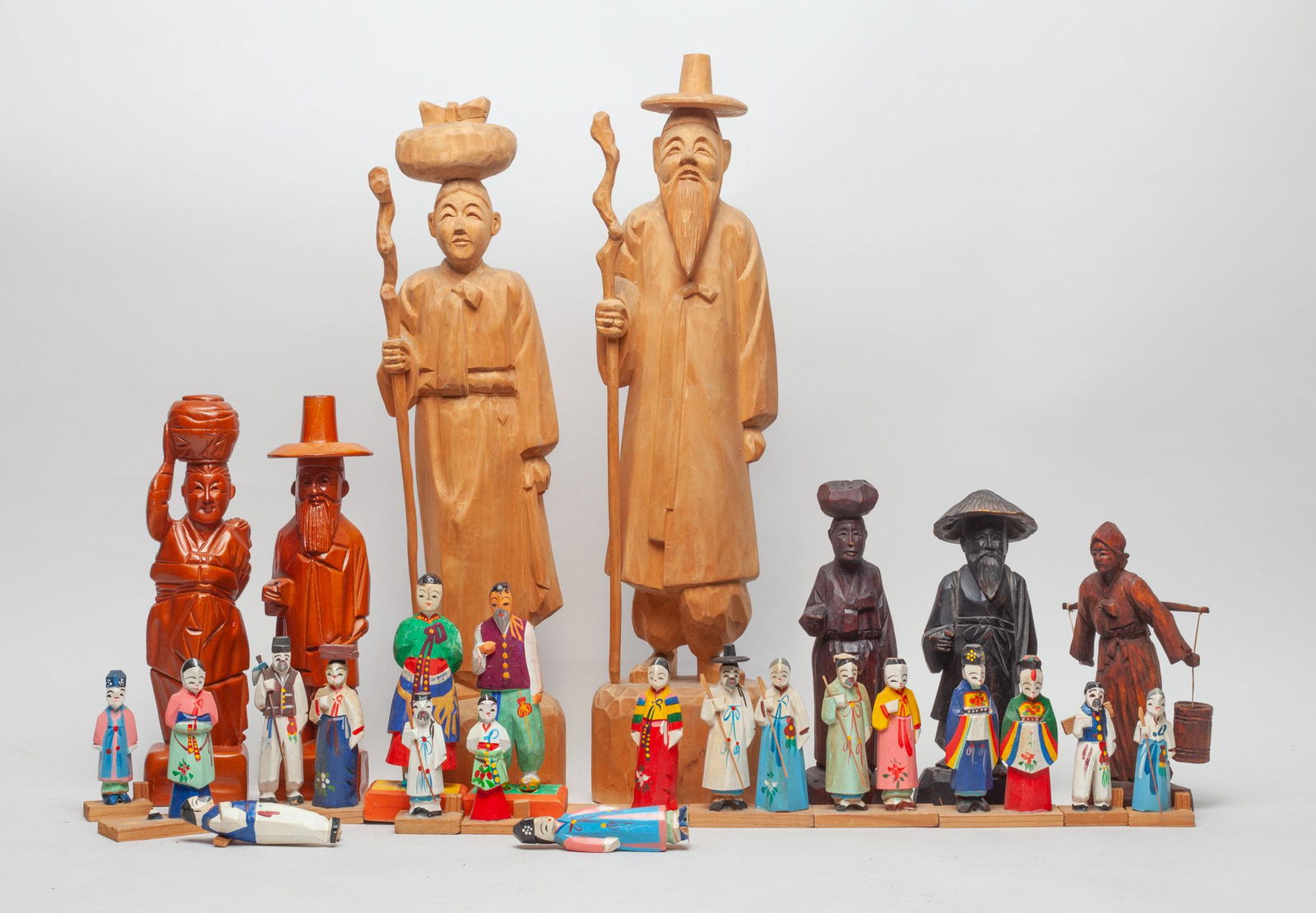 Collectible Korean Vintage Wood Sculpture (1 of 16)