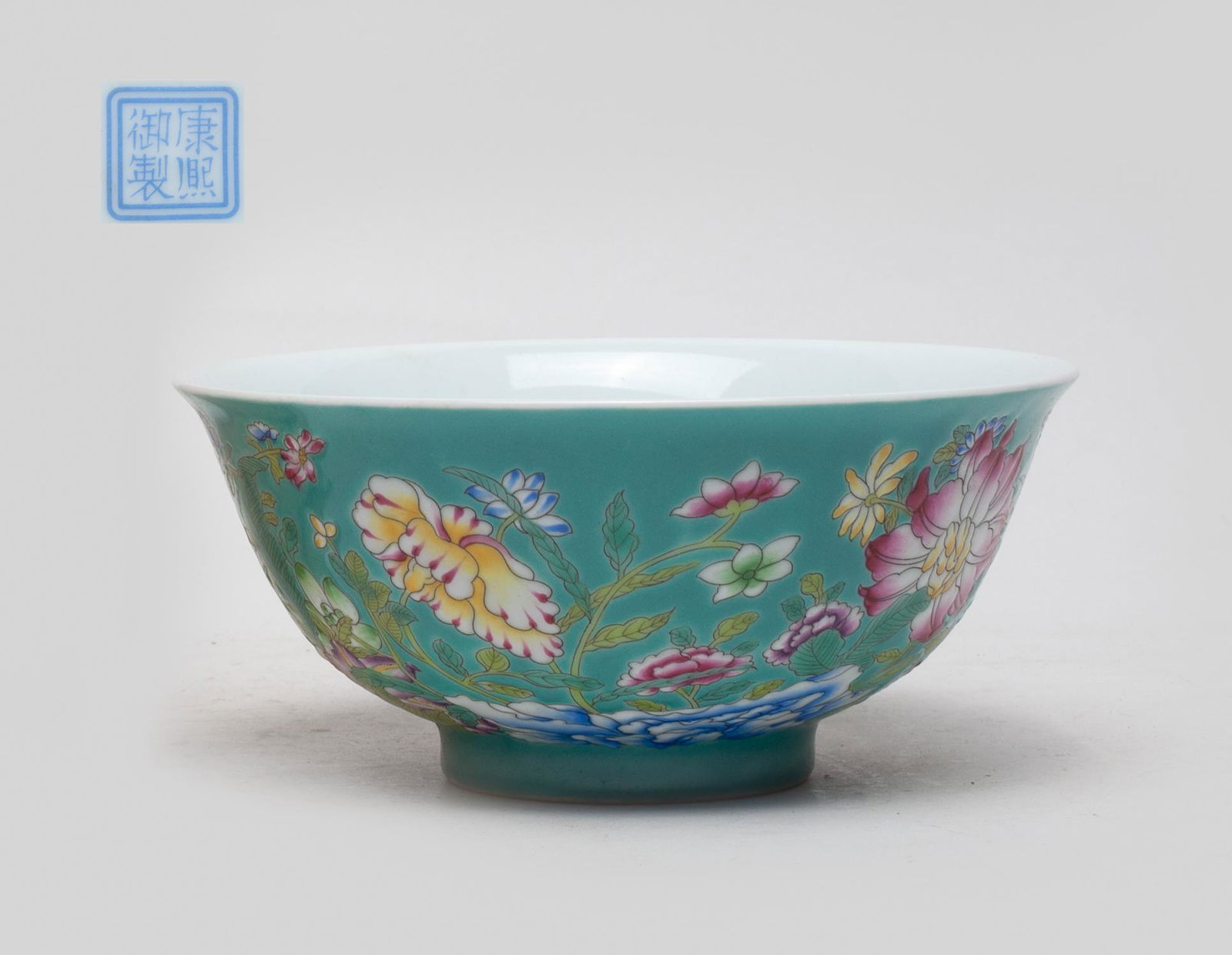 Chinese Enameled Porcelain Bowl (1 of 9)