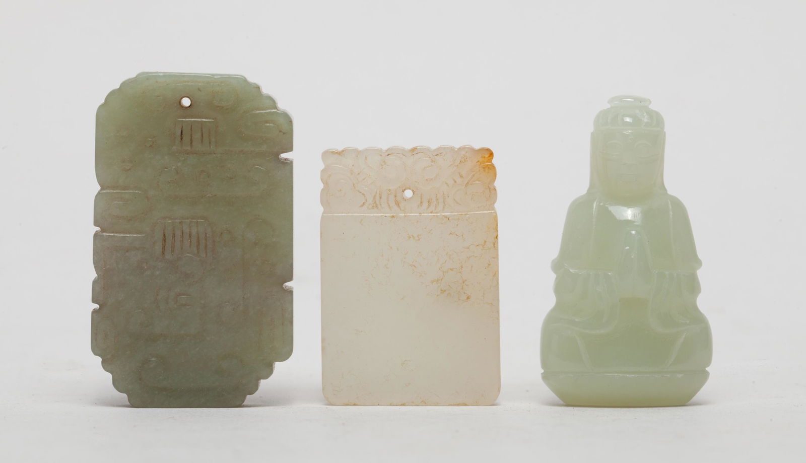 Estate Chinese Jade Toggles (1 of 10)