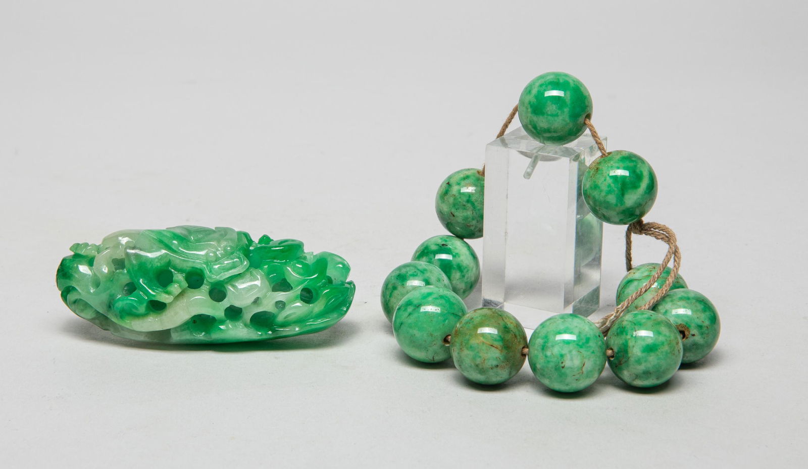 Chinese Jadeite Like Carvings (1 of 8)