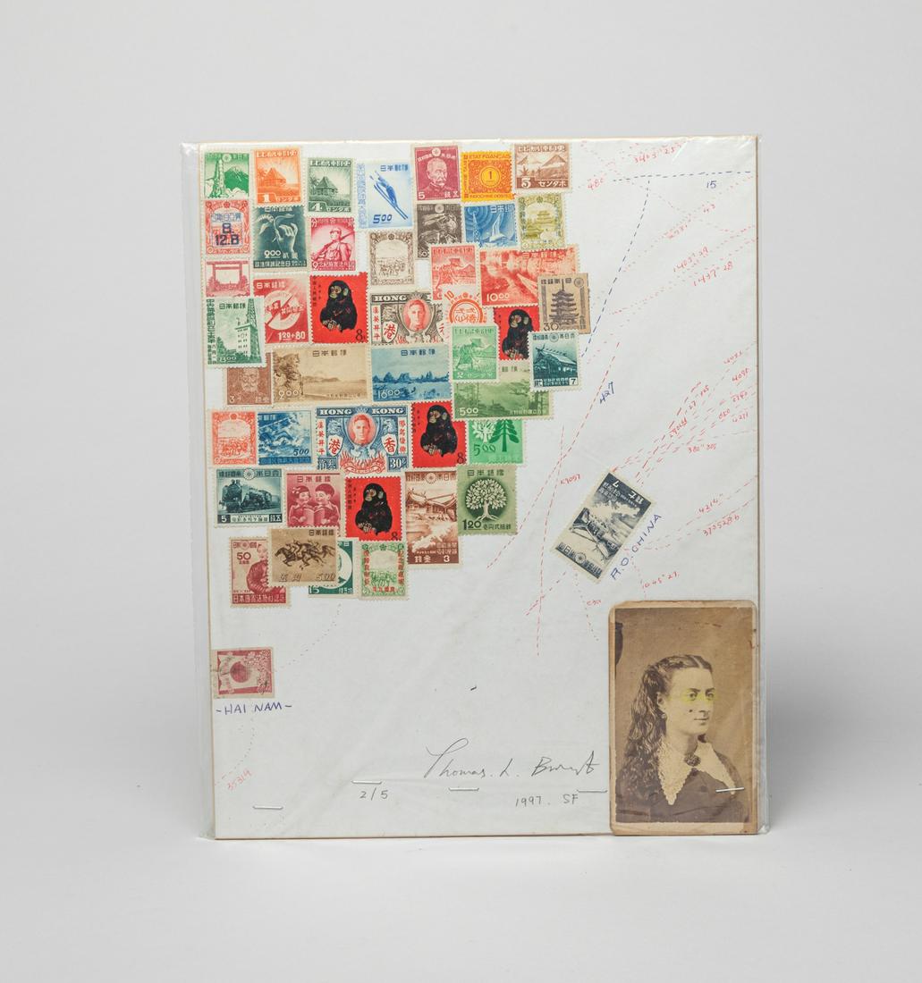 Designed Chinese/Asian Stamps Map (1 of 10)