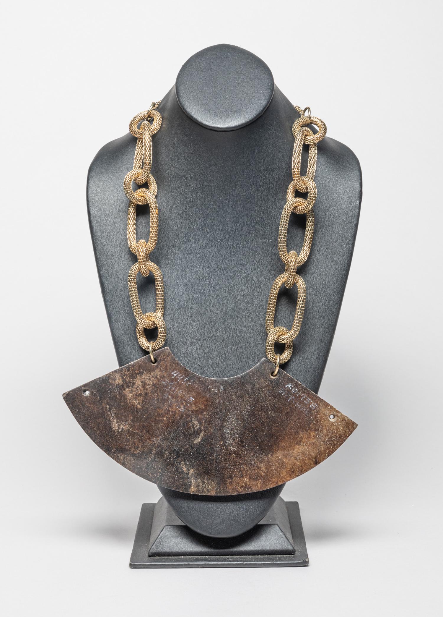 Massive Chinese Jade Huang Necklace (1 of 12)