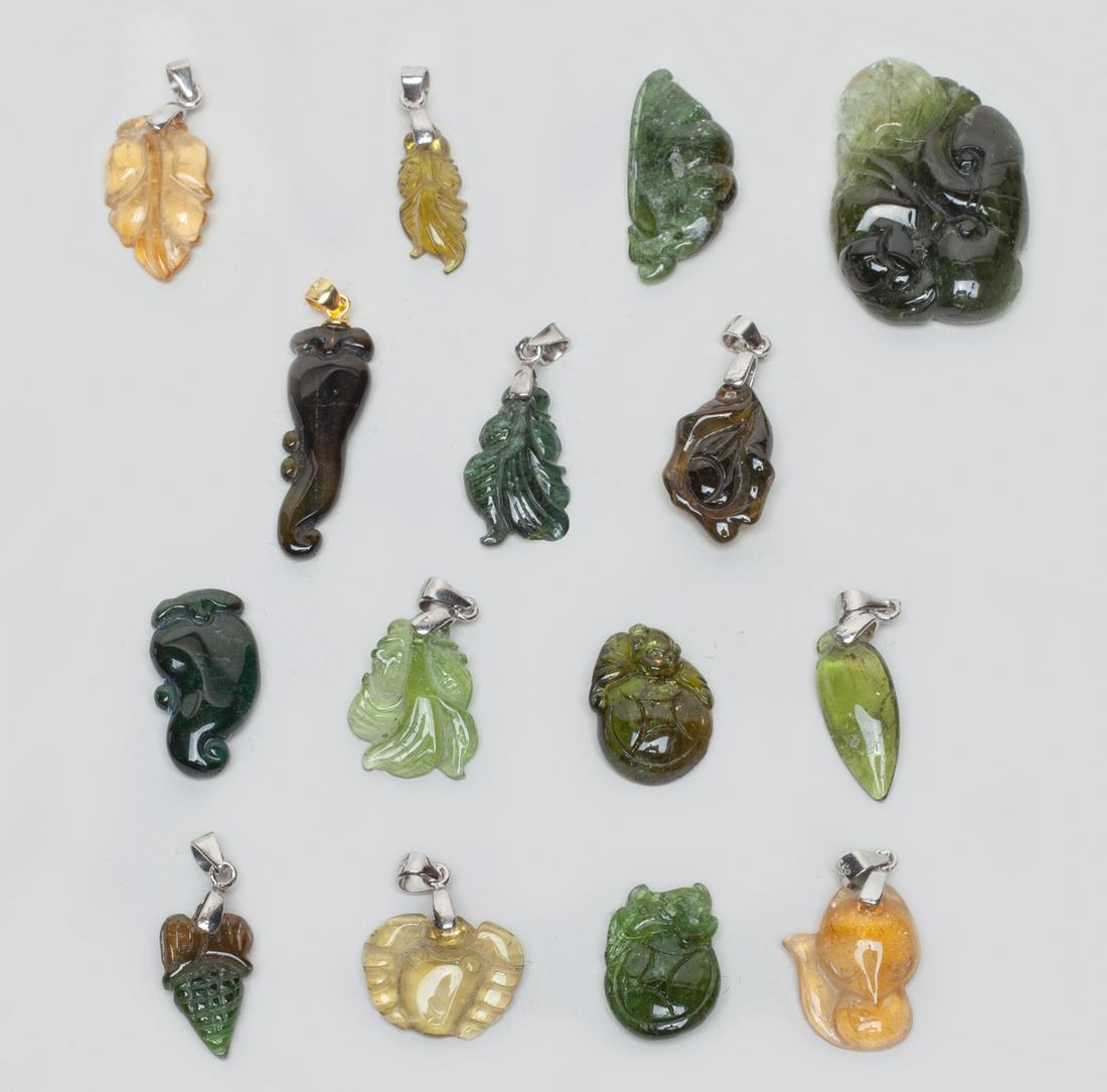 Collectible Chinese Tourmaline Toggle Sets (1 of 7)