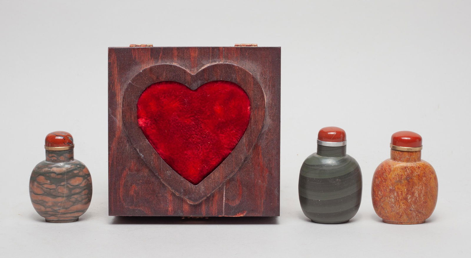 Chinese Fossil Stone Snuff Bottles (1 of 10)