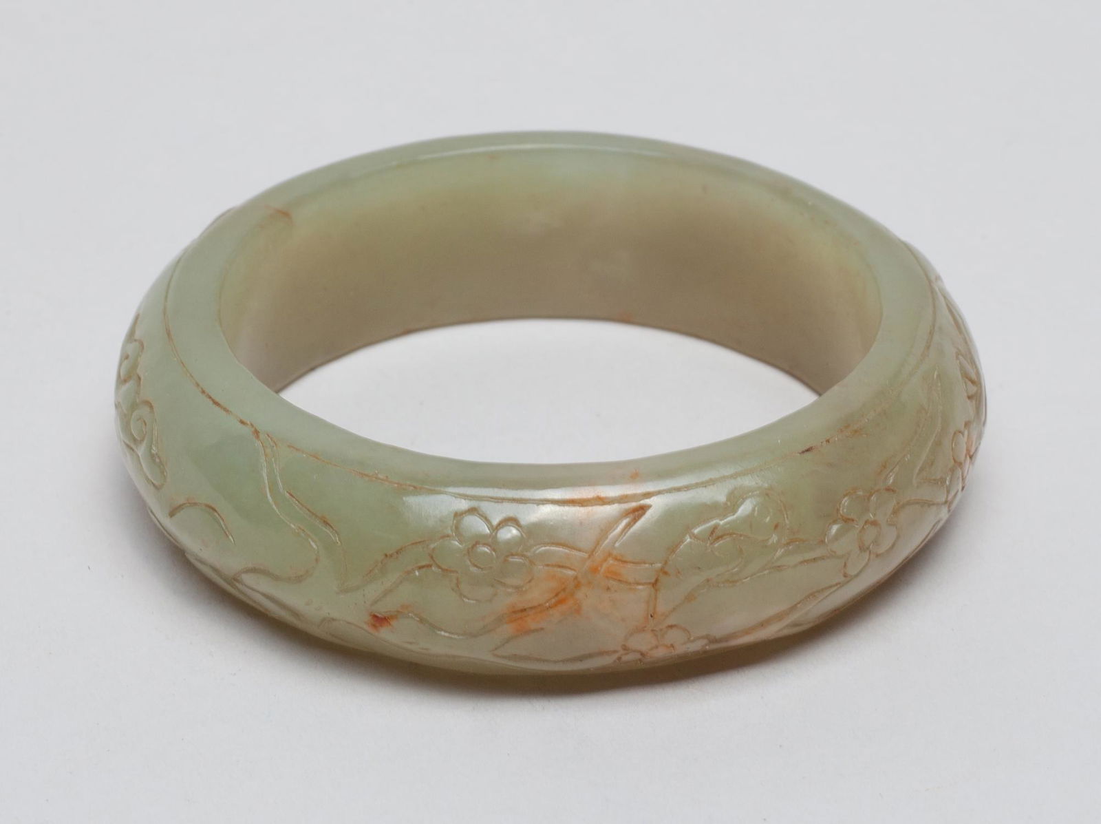 Special Chinese Jade Carved Bangle (1 of 8)