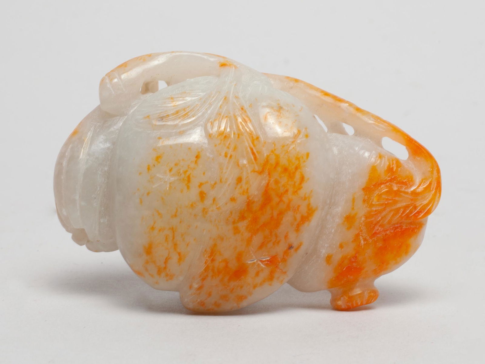 Large Chinese Russet Jade Toggle (1 of 8)