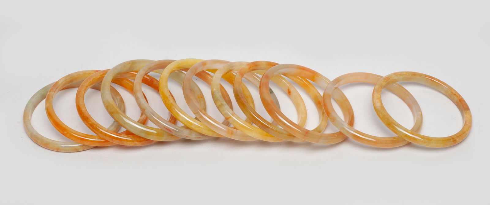 Chinese Yellow Color Bangle Sets (1 of 10)