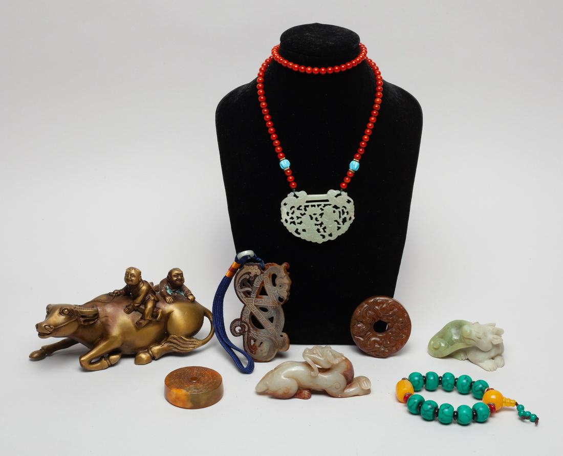 Chinese Jade/ Stone/ Metal Carvings (1 of 14)