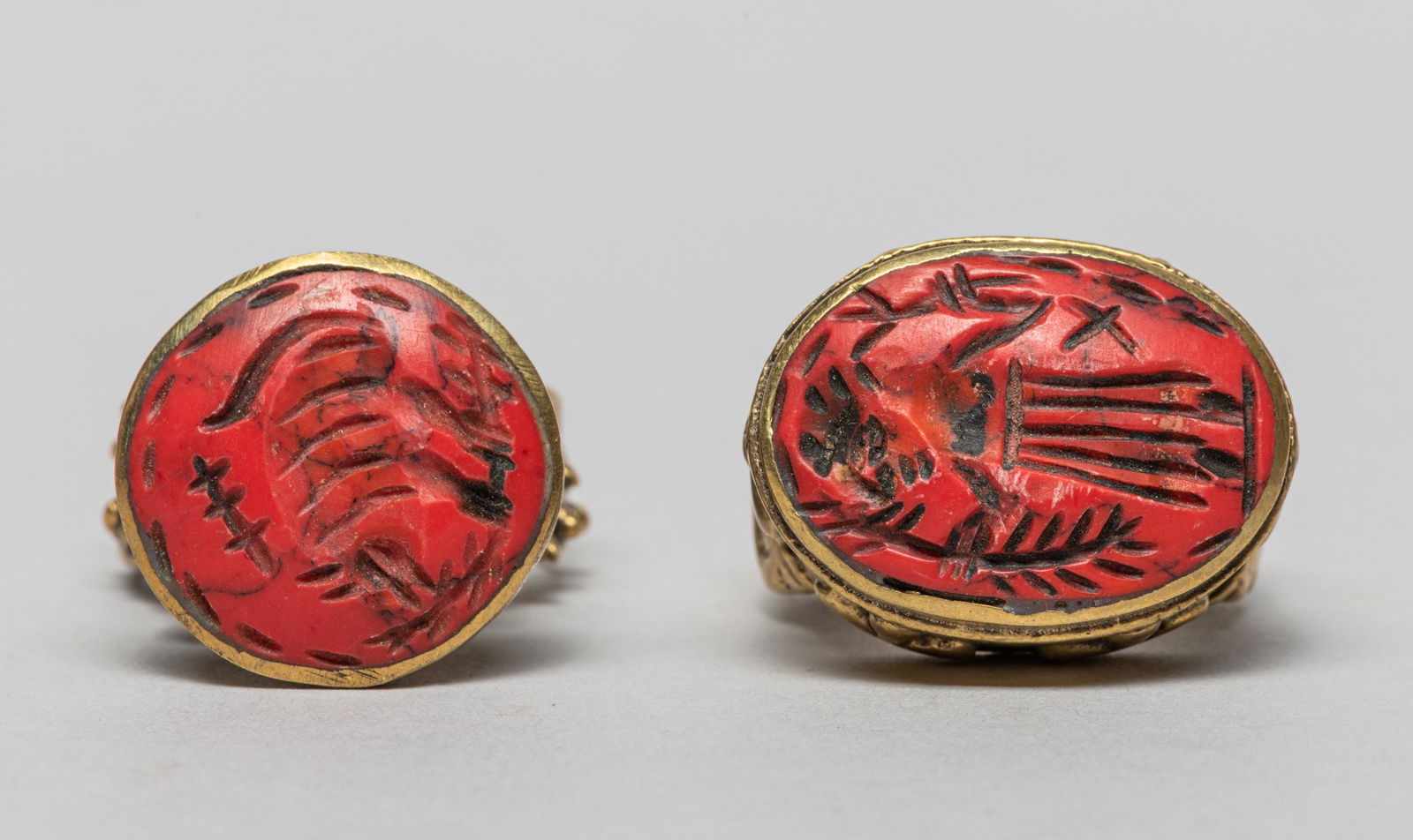 Sasanian Family Type Jasper Seal Ring (1 of 10)