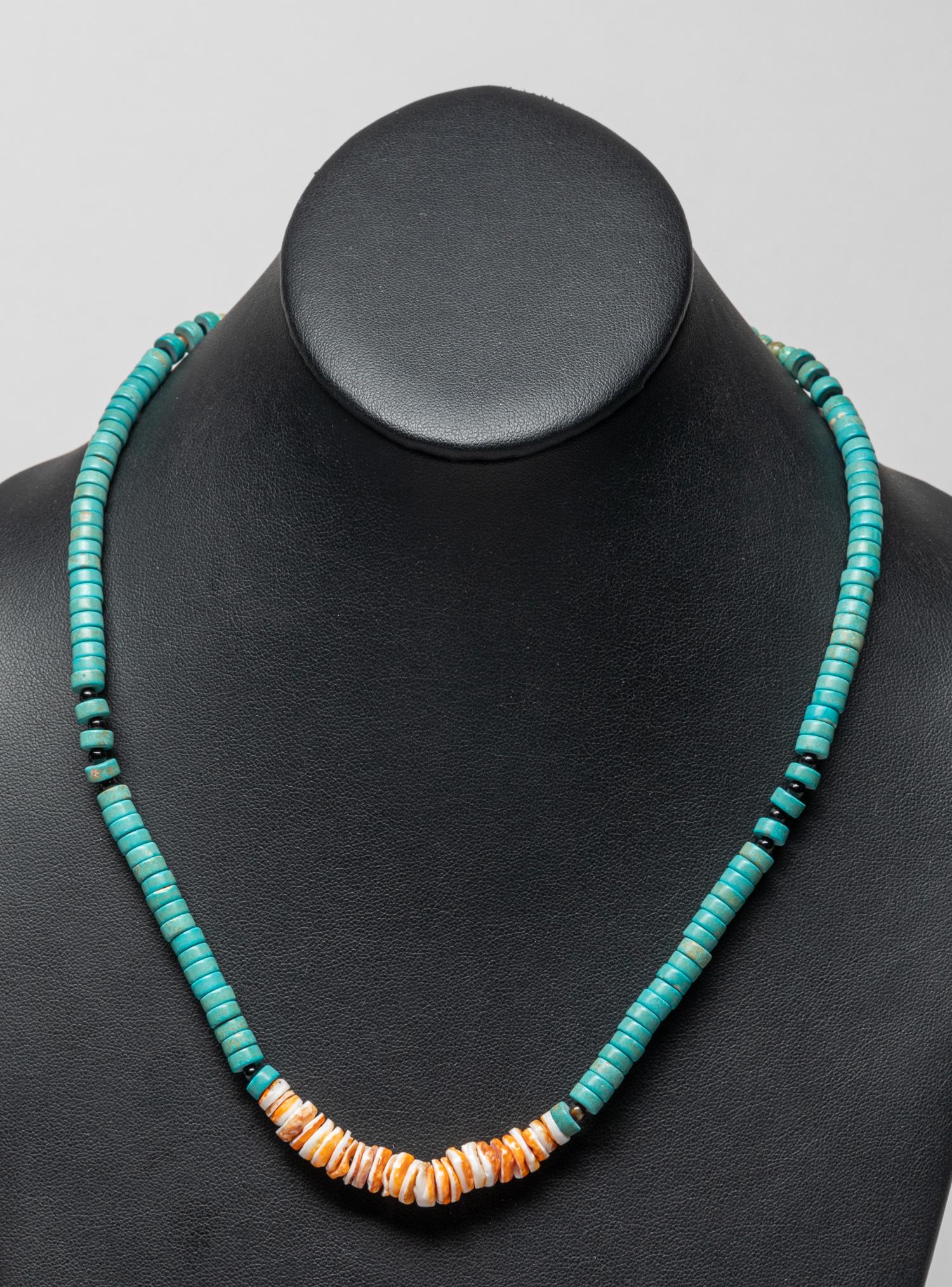 Vintage Zuni Turquoise Like Necklace (1 of 6)