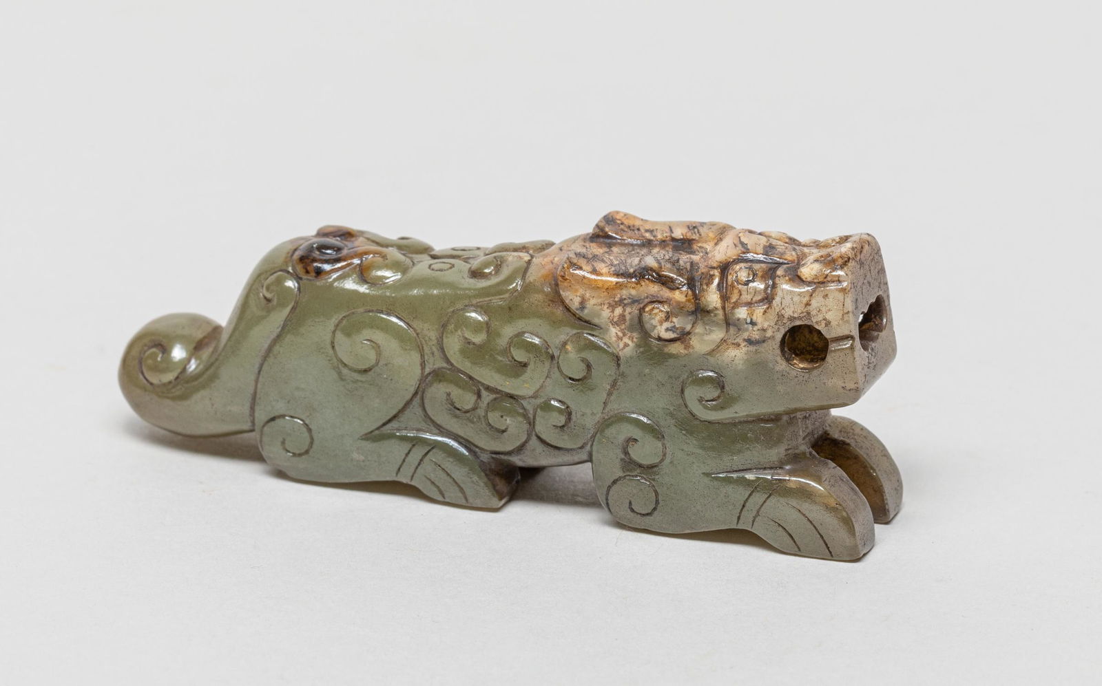 Chinese Jade Carved Beast (1 of 14)