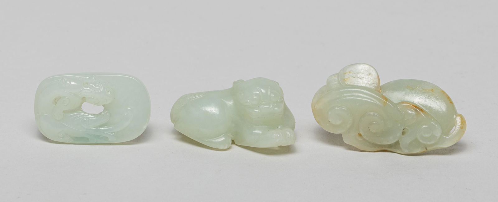Chinese White Jade Toggles (1 of 14)