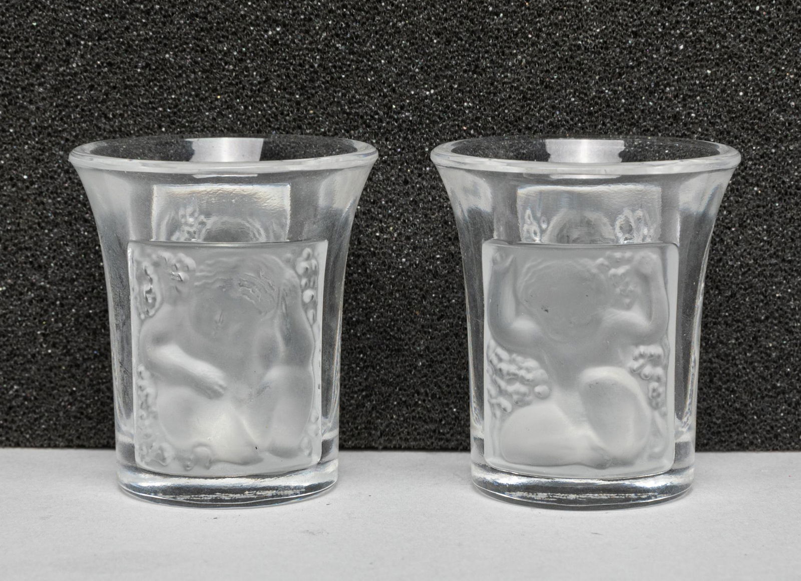 Carved Lalique Crystal Cups (1 of 10)