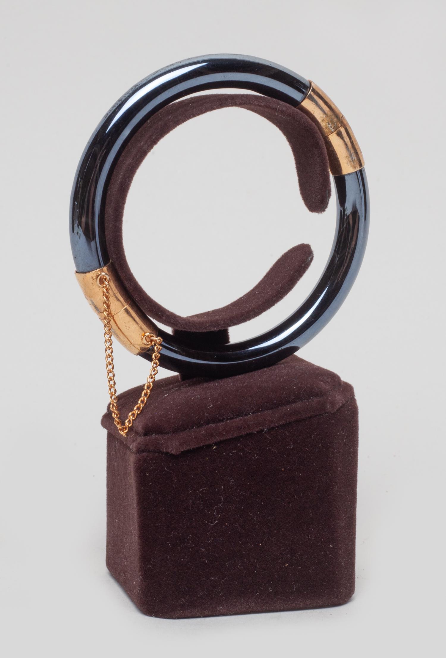 Chinese Export Hematite & GF Bangle (1 of 7)