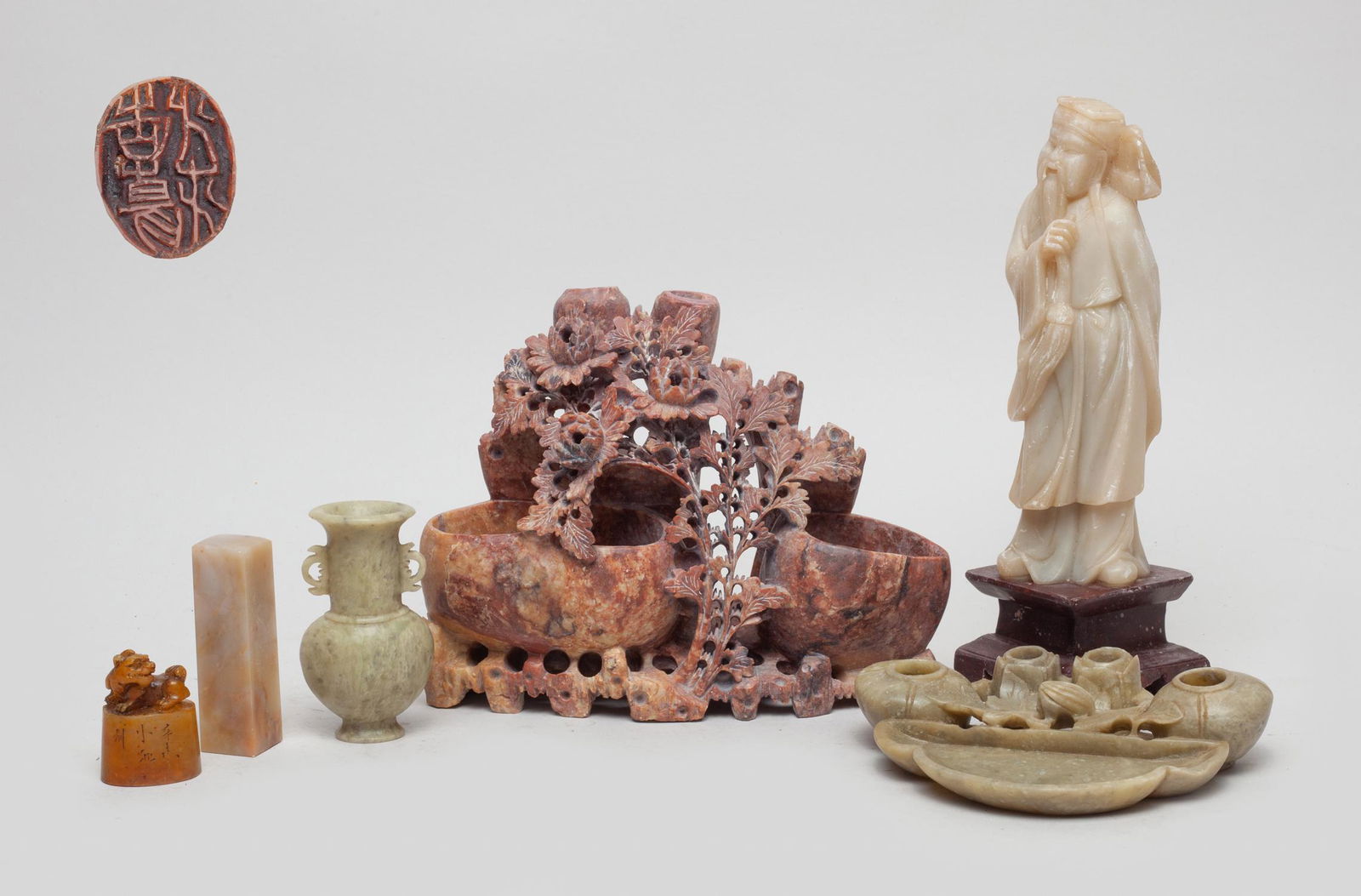 Estate Chinese Stone Seals & Sculptures (1 of 15)