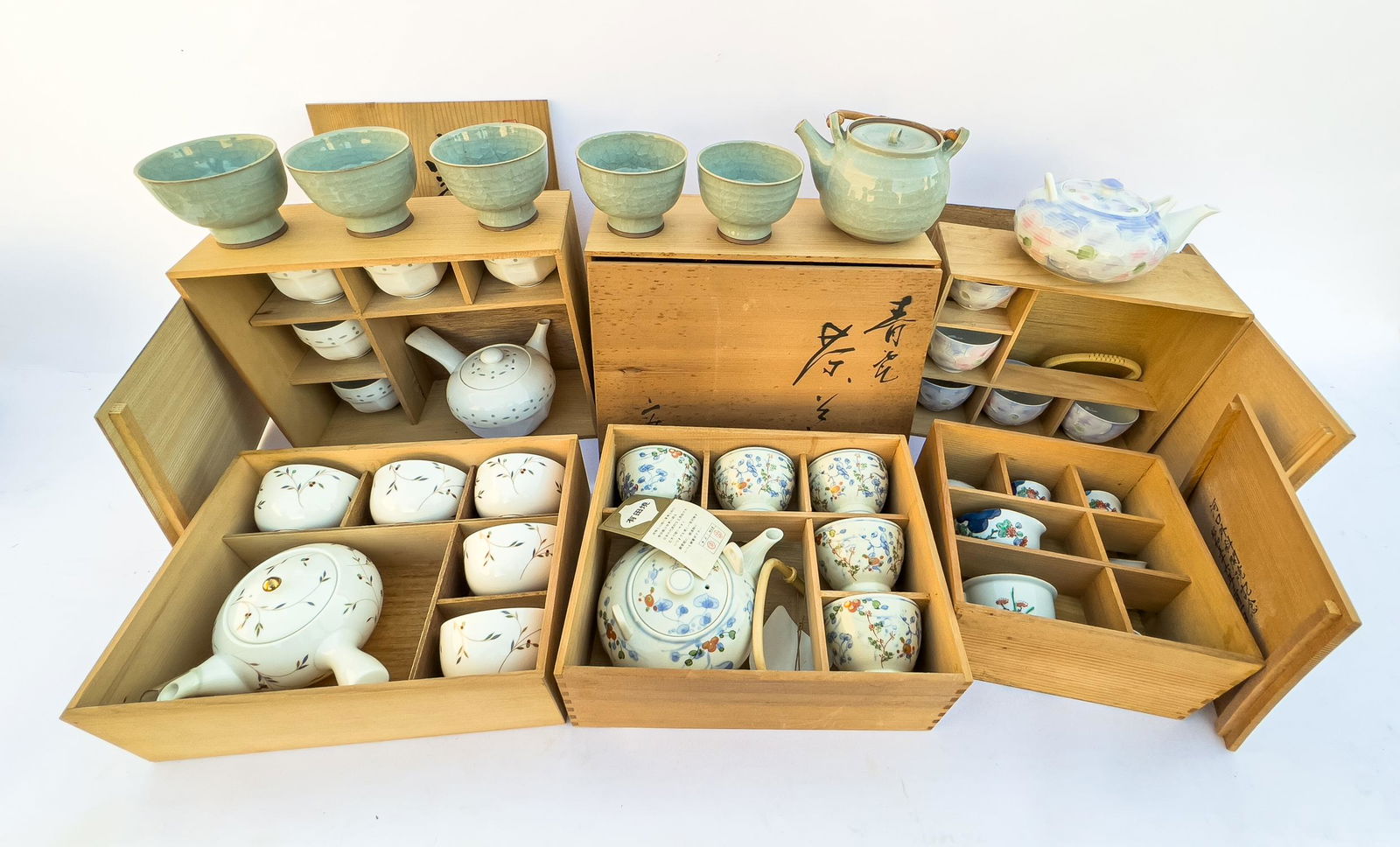 Vintage Japanese Porcelain Tea Sets (1 of 19)