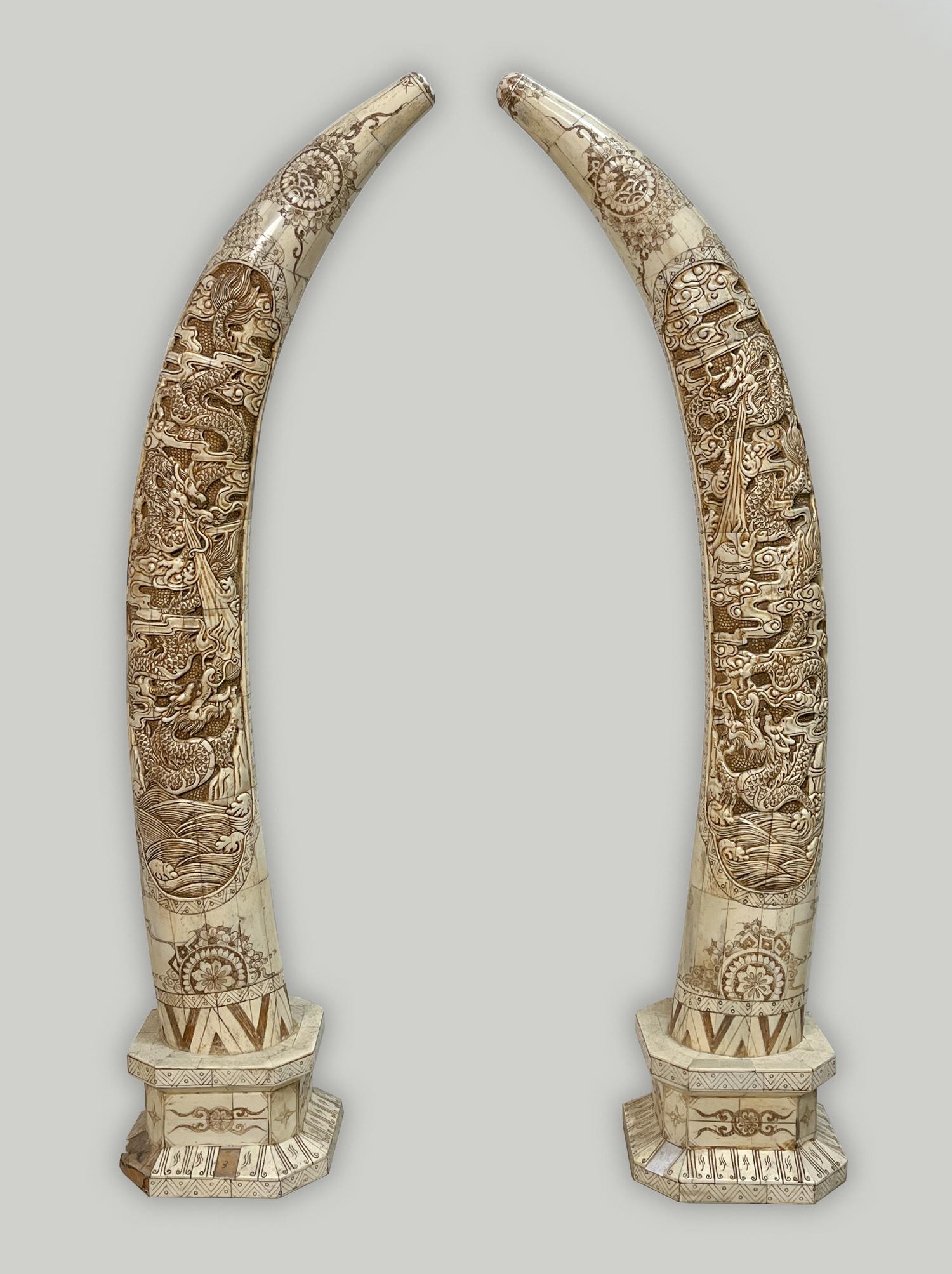 Pair Chinese Hand Carved House Decor (1 of 15)