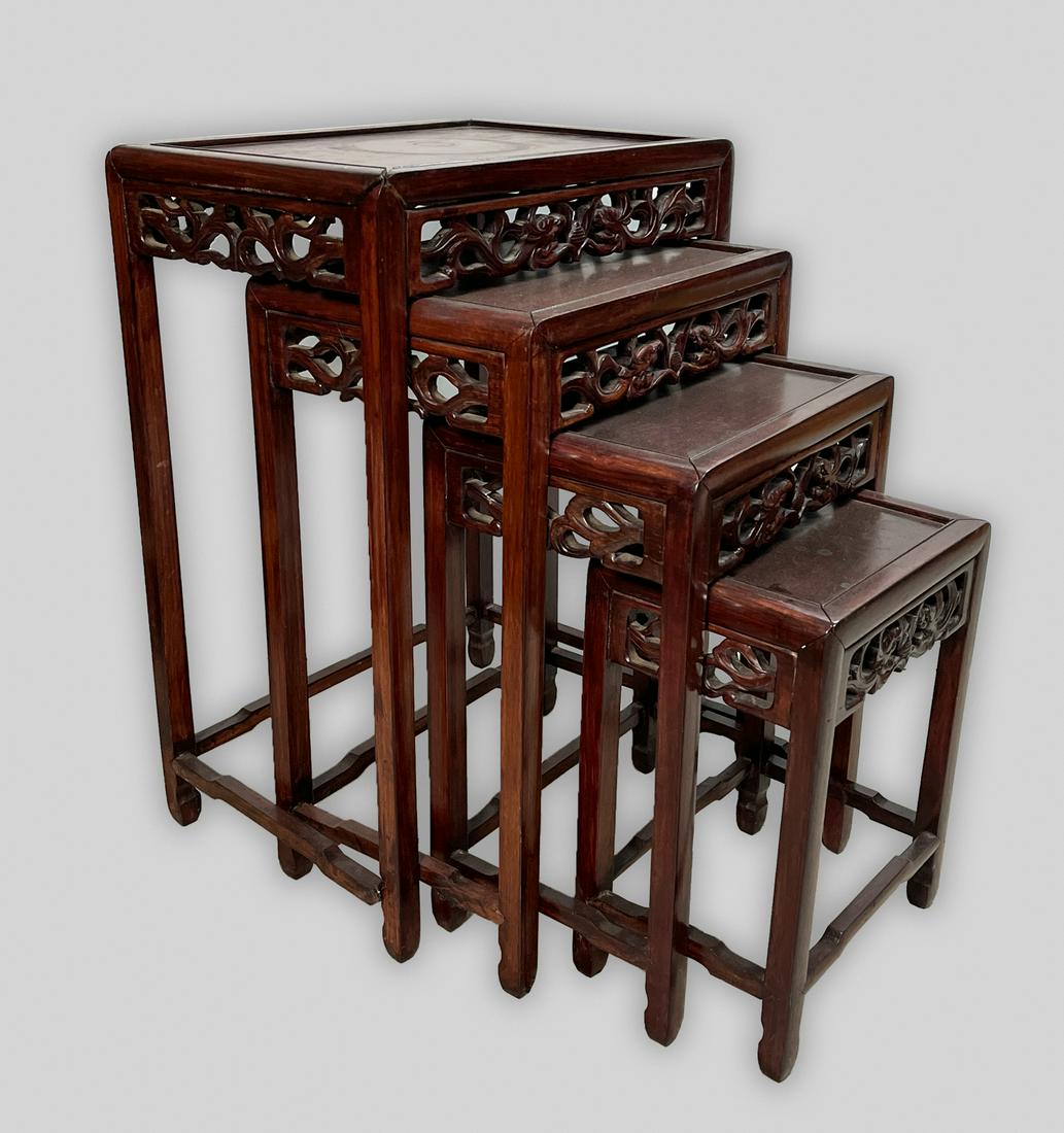 Old Chinese Wood Stand Sets (1 of 8)