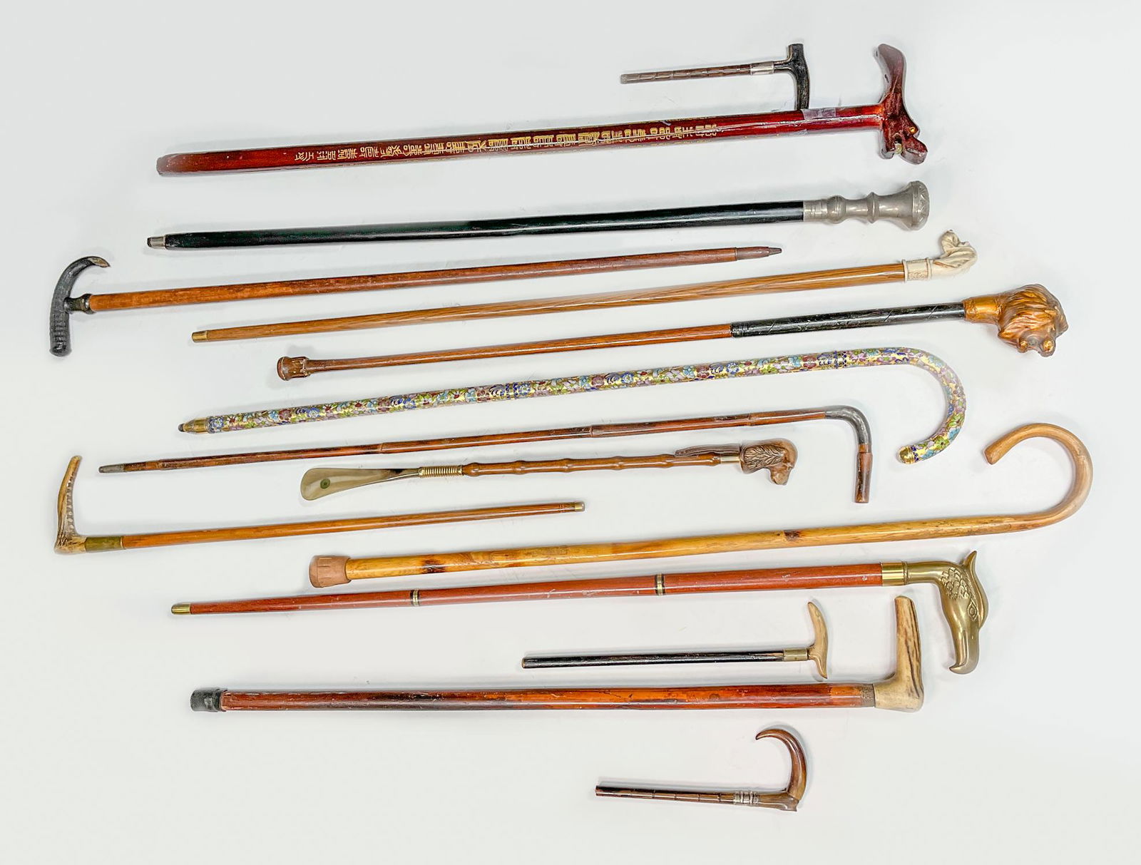Large Group Chinese Walking Sticks (1 of 9)