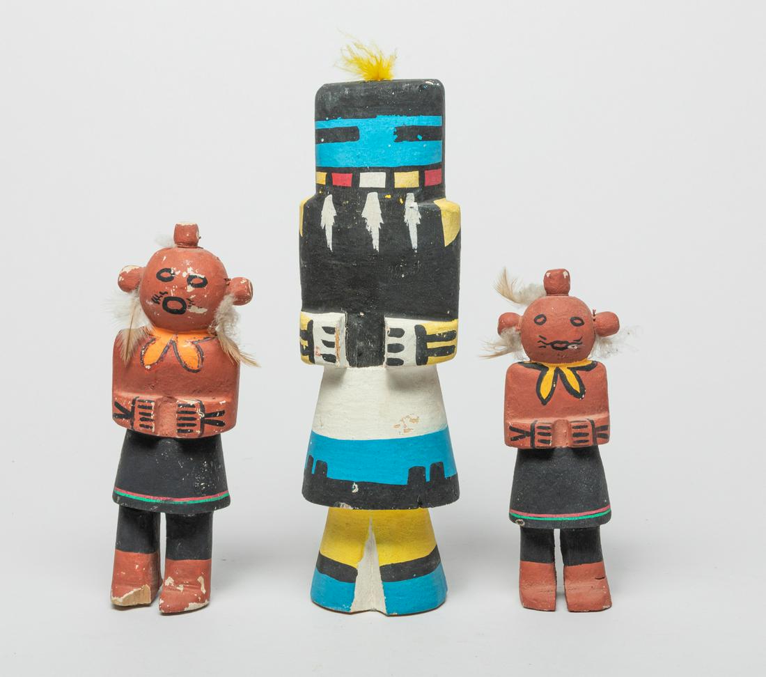 Vintage Kachina Wood Dolls