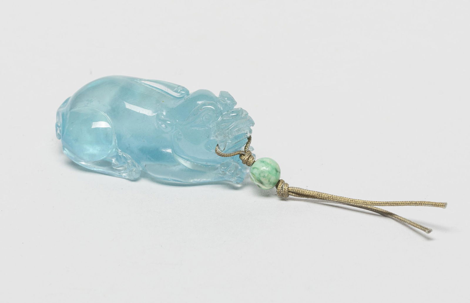 Chinese Manchu Aquamarine Toggle (1 of 12)