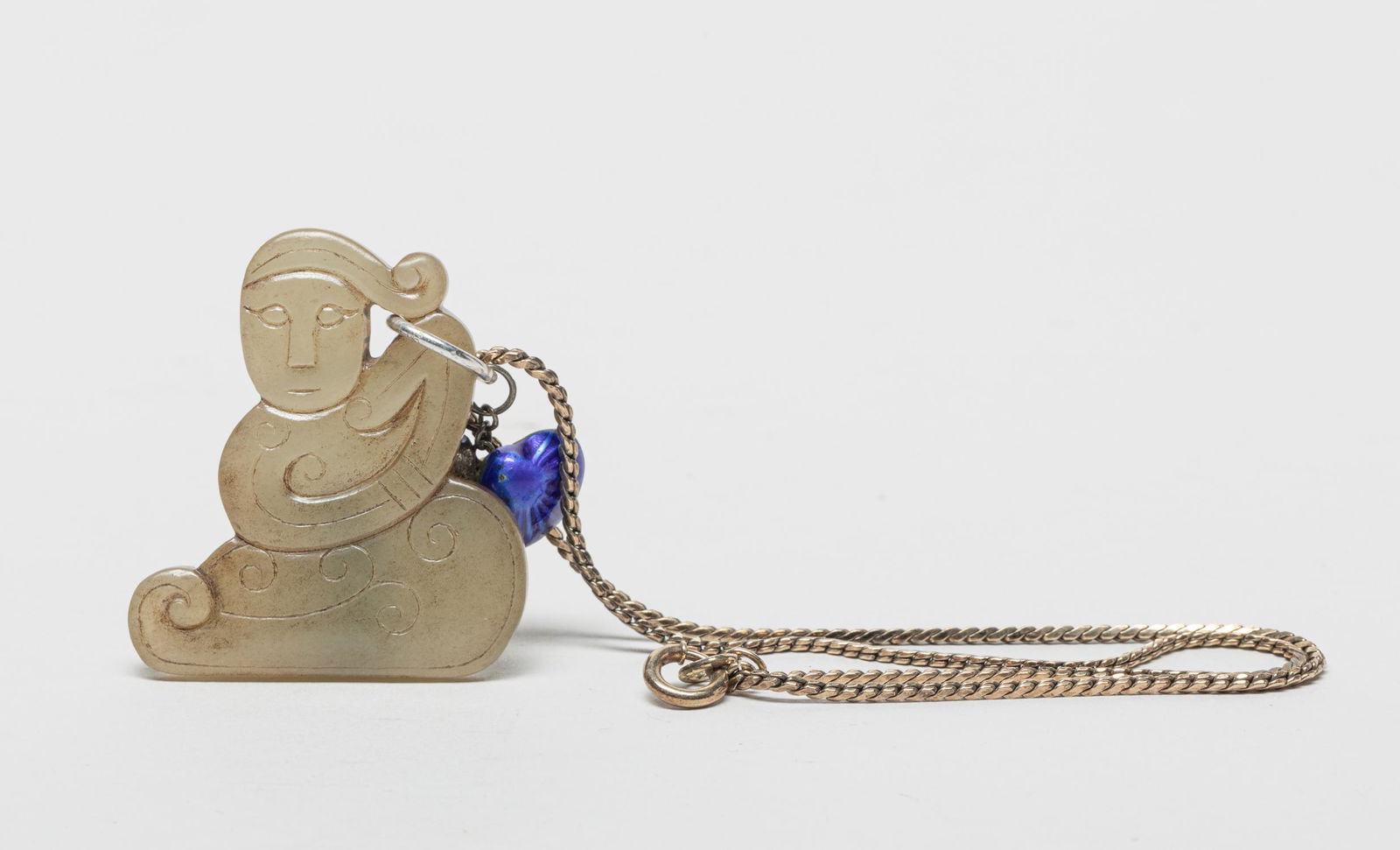 Chinese Russet Jade Necklace (1 of 9)