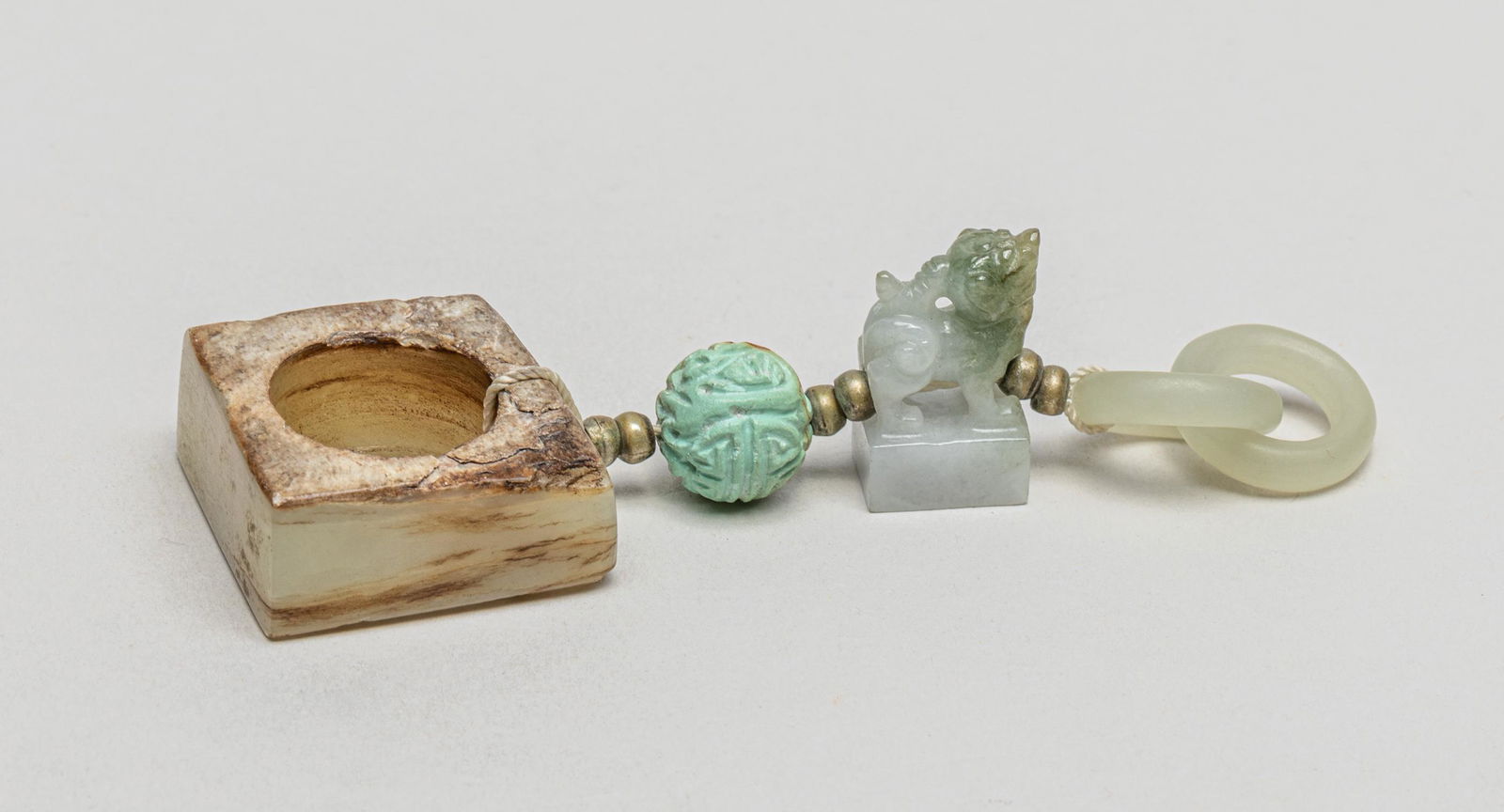 Chinese Jade & Turquoise Toggle (1 of 10)