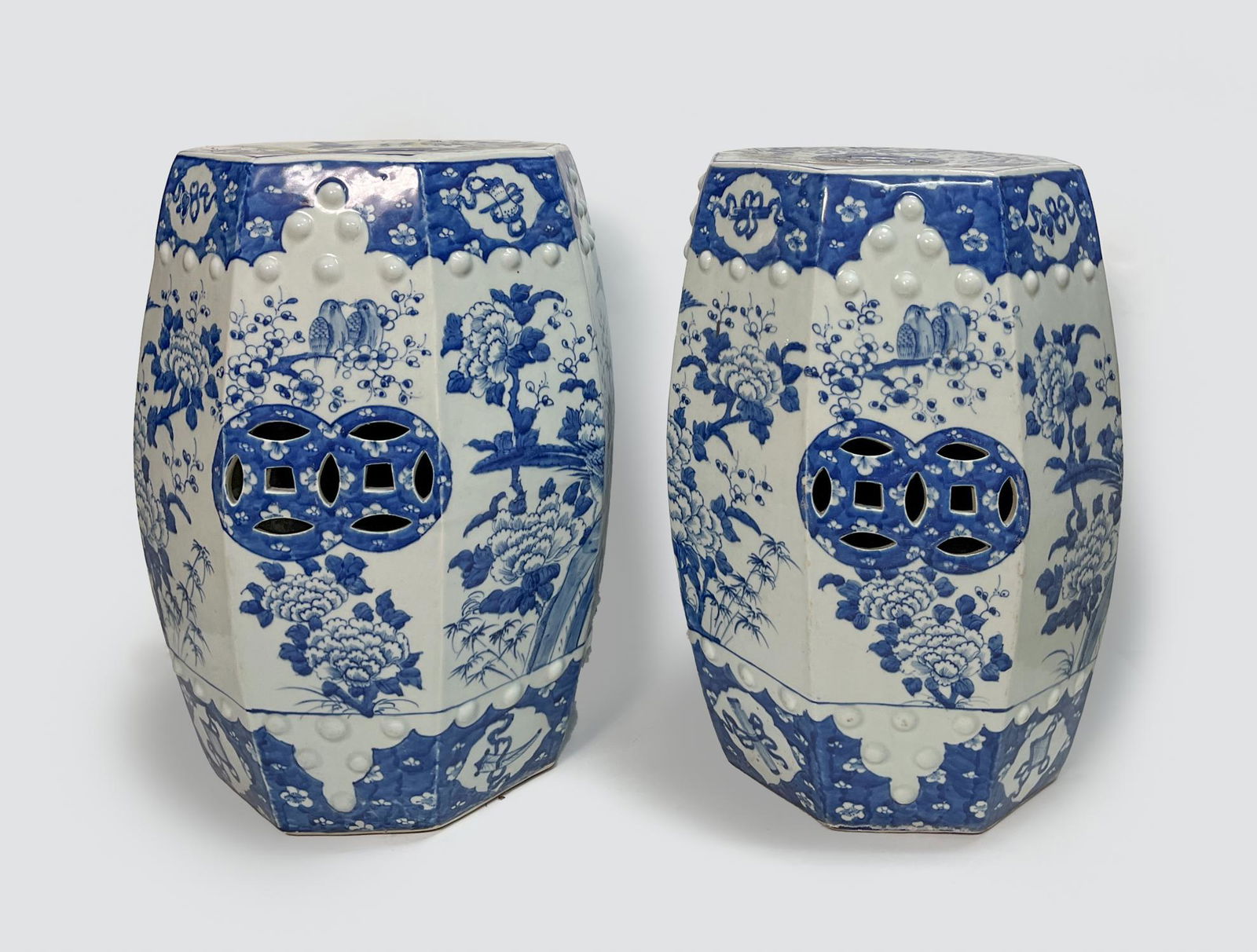 Chinese Export Porcelain Drum Stools (1 of 13)