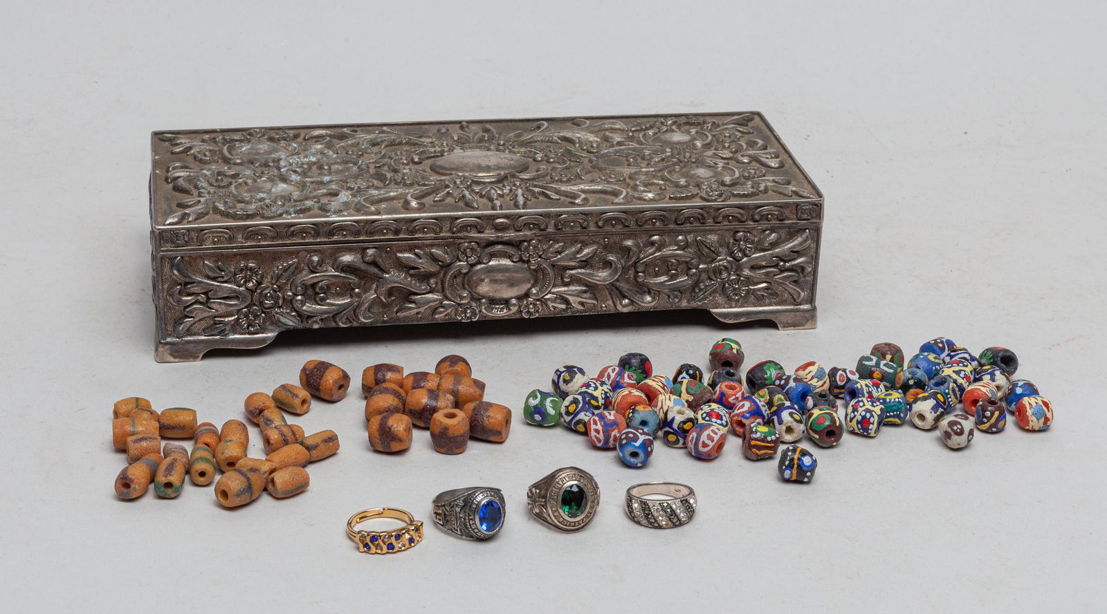 Roman Type Glass Bead & Ring (1 of 11)