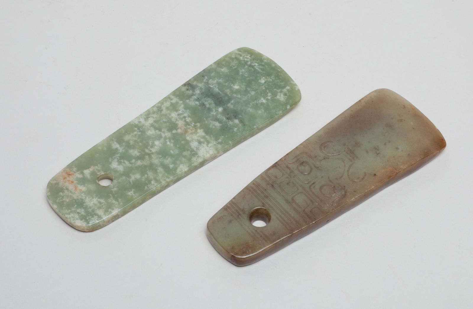 Chinese Jade Carved Axes (1 of 11)