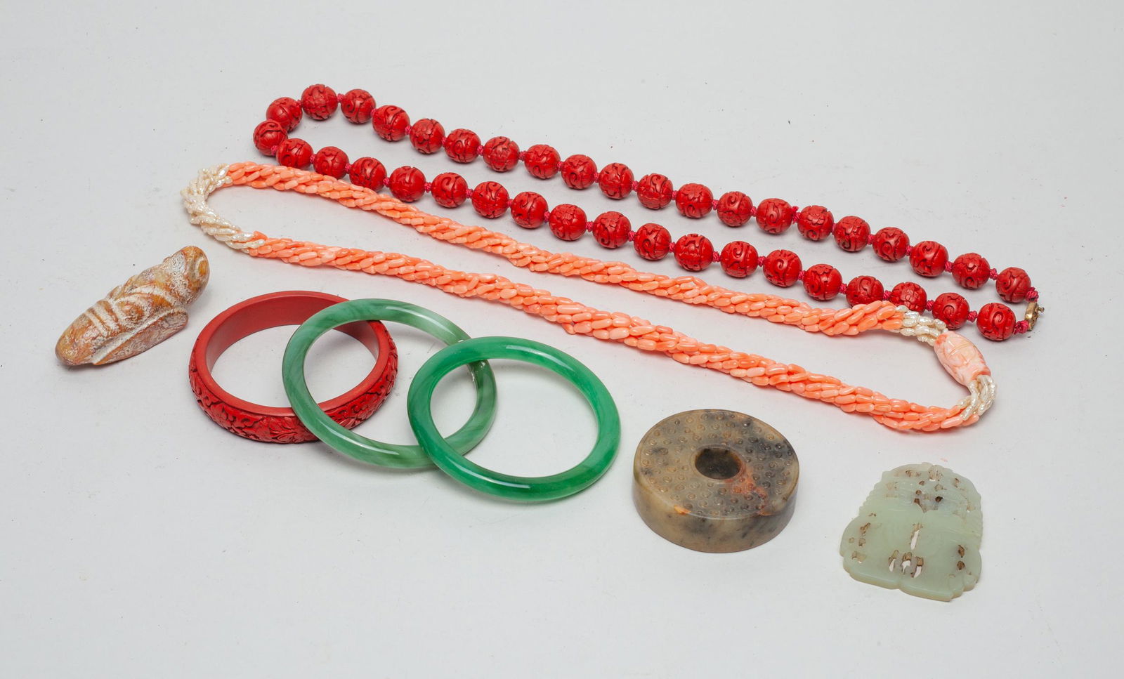 Chinese Jade, Cinnabar & Jewelry (1 of 12)