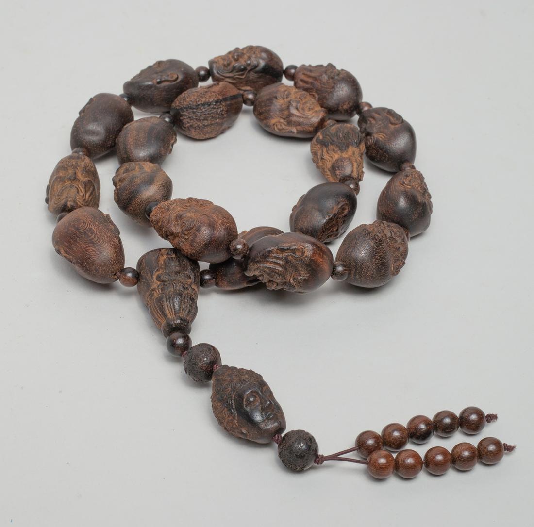 Chinese Large Bead Agarwood Prayer Beads (1 of 9)