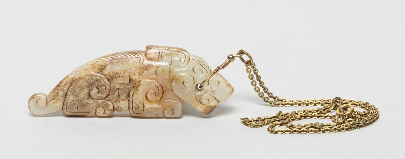 Chinese Russet White Jade w/ Necklace (1 of 11)