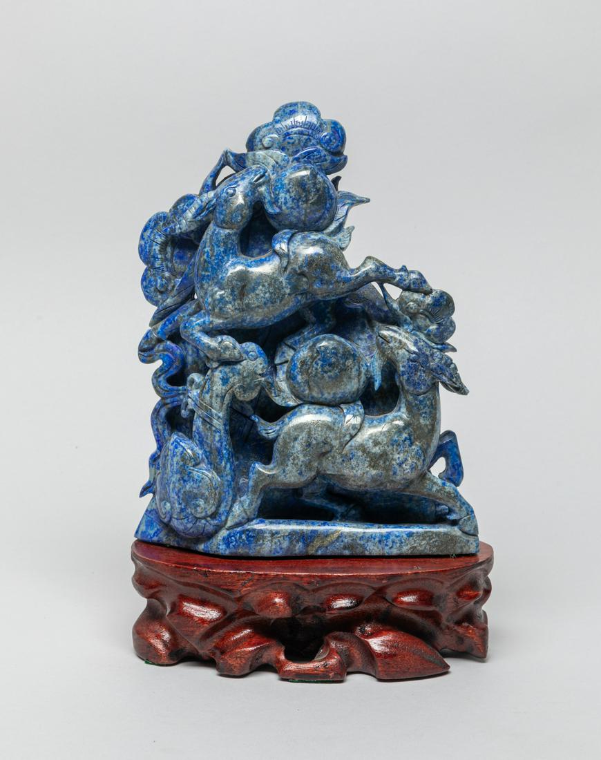 Large Chinese Lapis Sculpture (1 of 10)