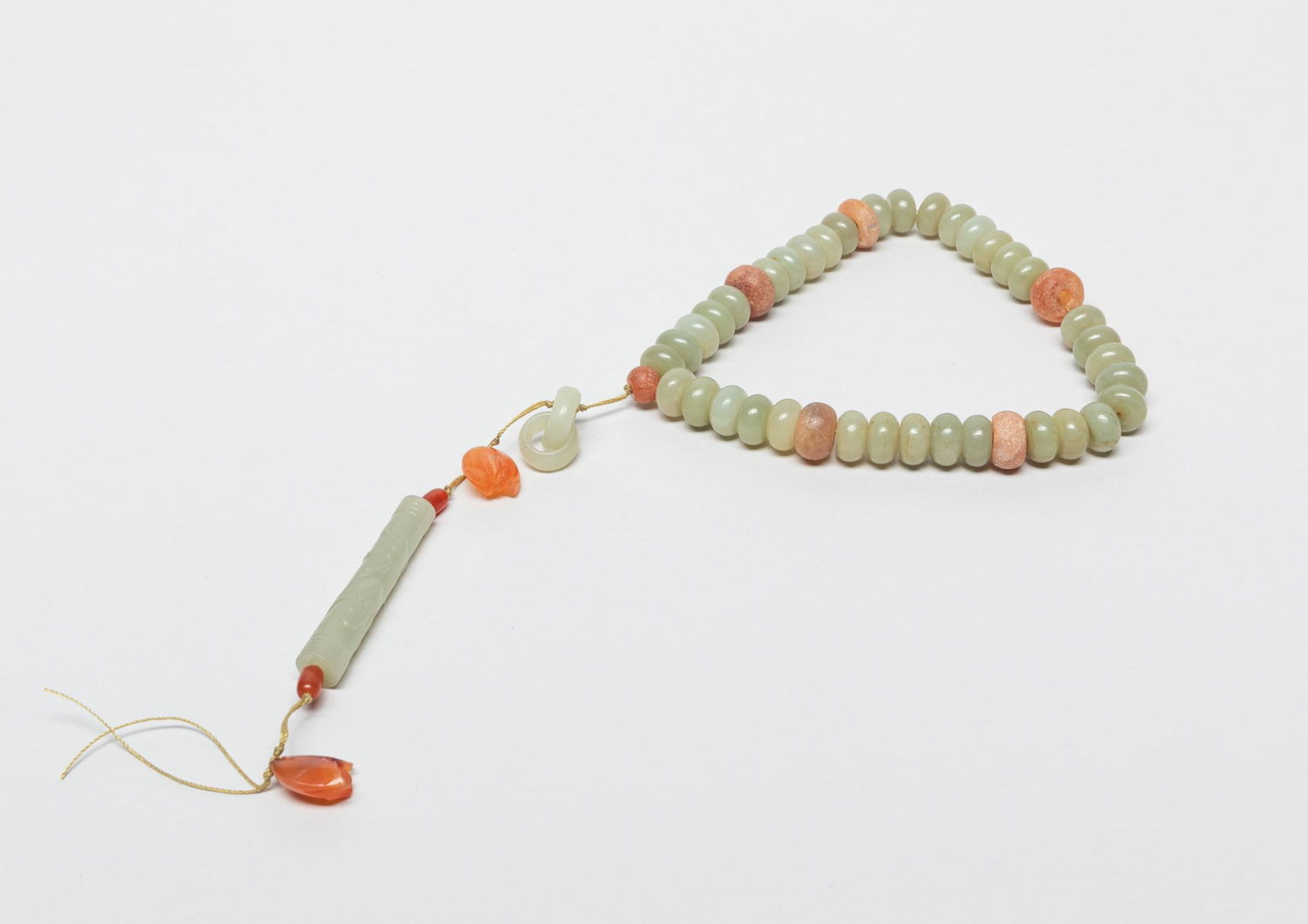 Special Chinese Manchu Jade Prayer Beads (1 of 9)