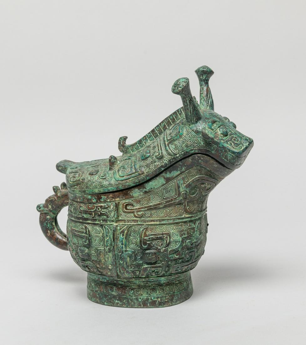 Large Chinese Bronze Covered Vase (1 of 11)