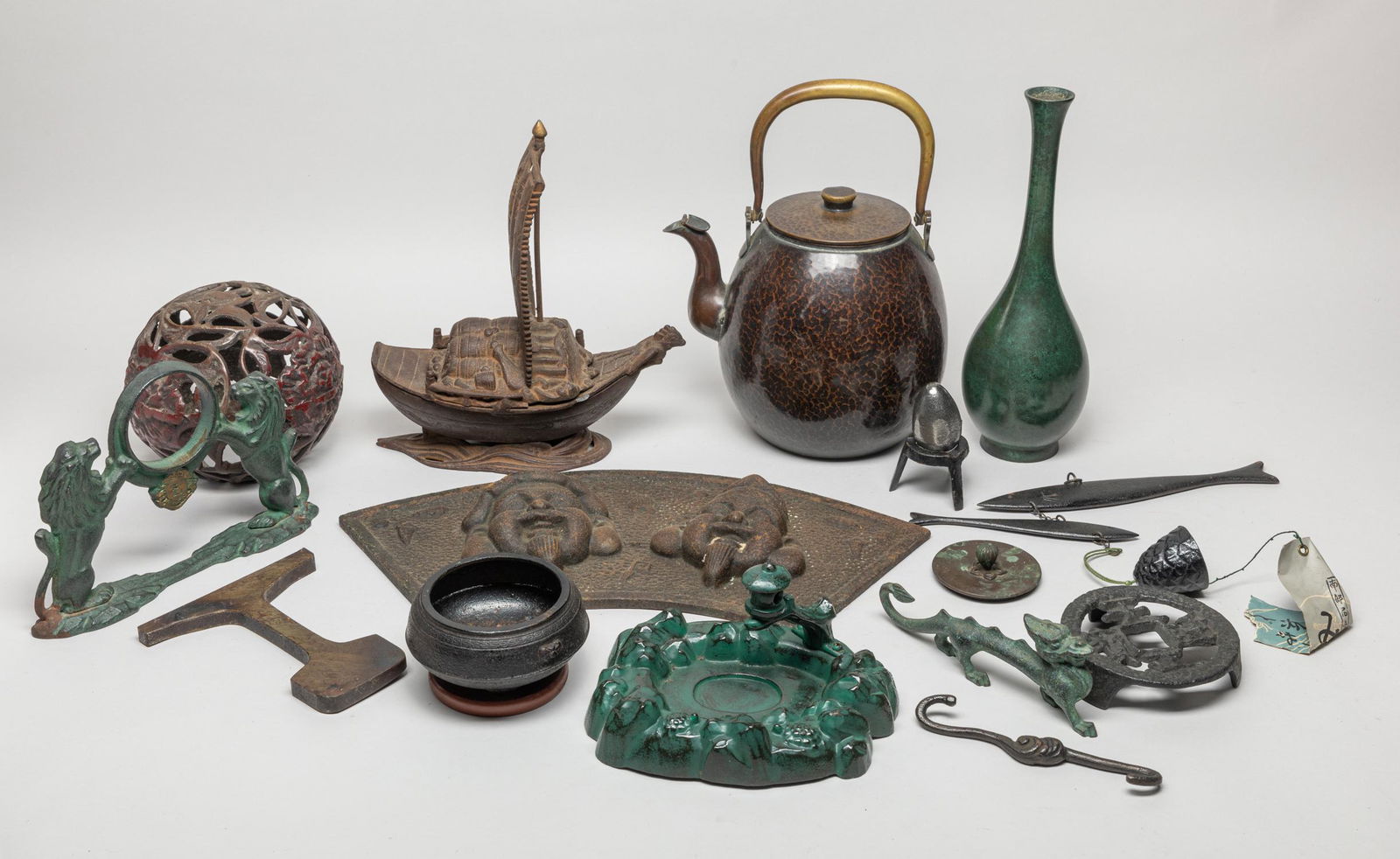 Japanese Cast Iron & Bronze Wares (1 of 12)