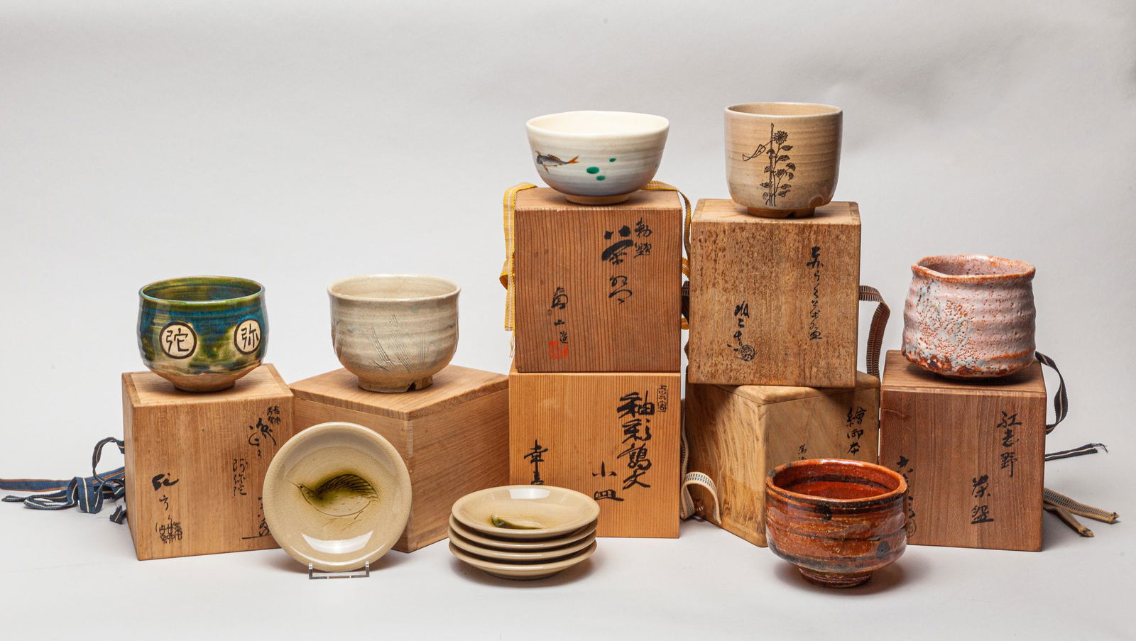 Antique/Vintage Japanese Stoneware Porcelains (1 of 10)