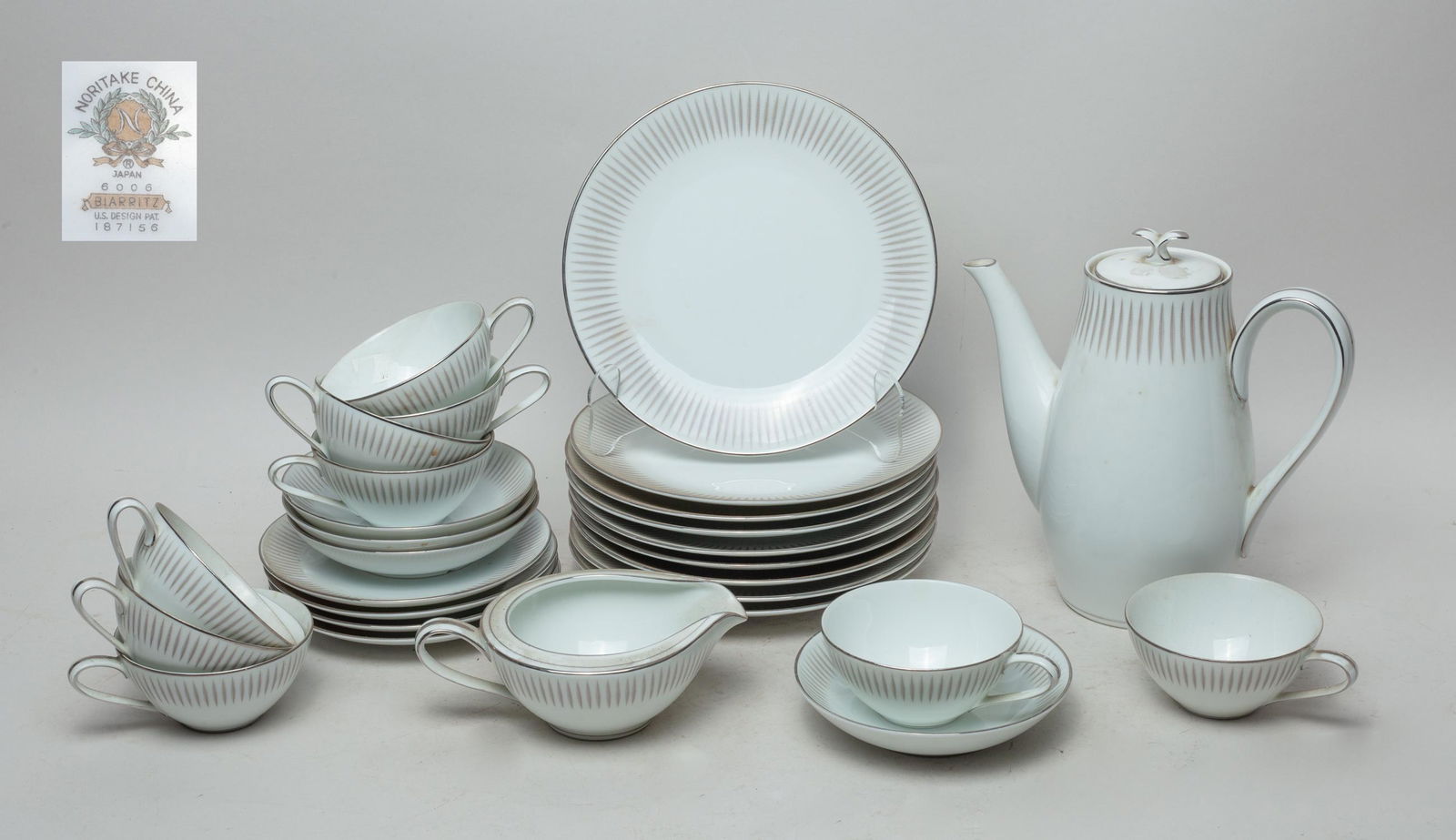 Japanese Biarritz Porcelain Tea Set (1 of 6)