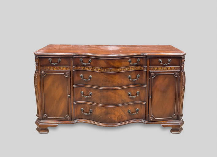 Vintage Bernhardt Sideboard Buffet Table