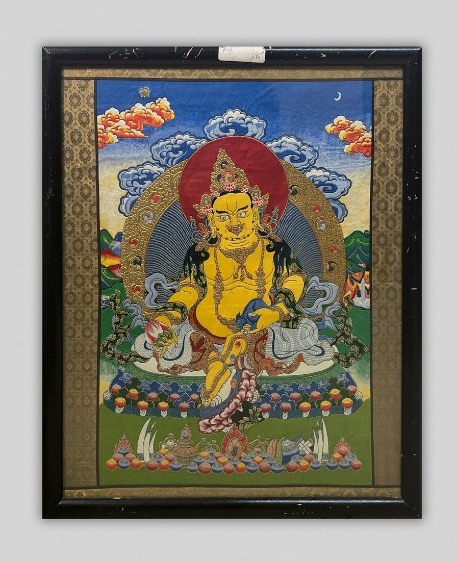 Chinese Embroidered Tangka (1 of 8)